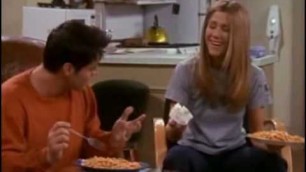 'Joey and Rachel eating spaghetti !! (From Friends)'