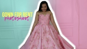 'Jas Vlogs #31: GOWN FOR RENT SHOOT + FOOD PARK IN QC (Philippines) || Jasmin Beatriz'