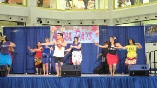 'Hot Hula Fitness Demo by Team Alaska at Aloha Days 2013'