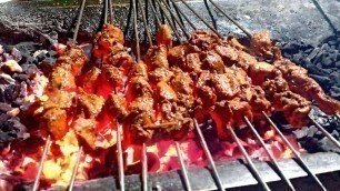 'Chicken Kabab | Beef Kabab | Street Food Cart'