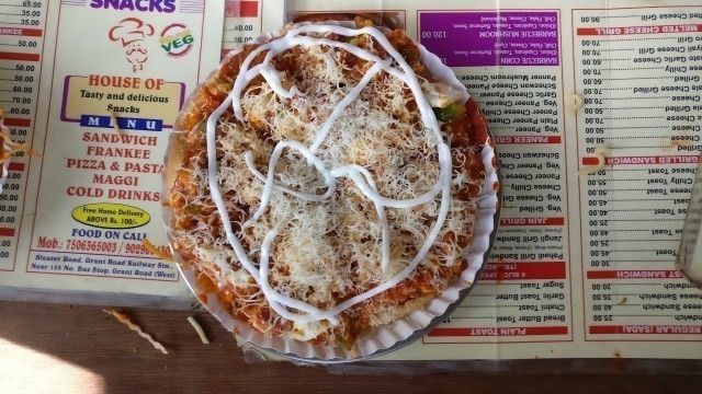 'MELTING CHEESE COCKTAIL PIZZA | INDIAN STREET FOOD | Only @ Rs. 120/-'