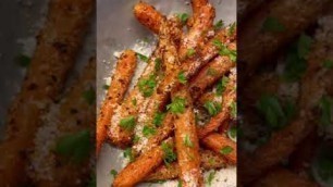 'Food Recipes: CARROT FRIES