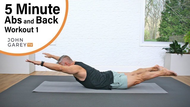 '5 Minute - Abs and Back Workout 1'