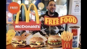 'HOW TO GET FREE FOOD AT MCDONALDS'