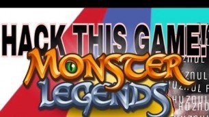 'HACK MONSTER LEGENDS pvp, gems, gold, food, and clear all rock and tree update!!! 2017'