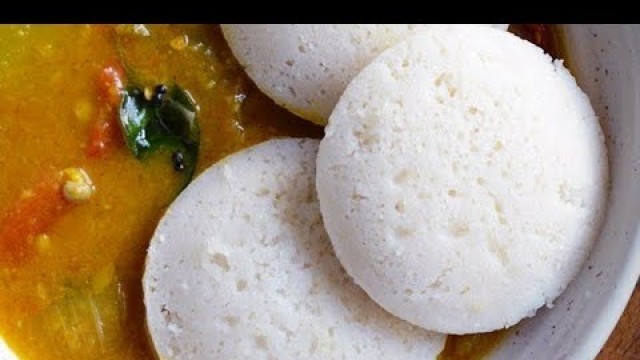 'Rice idli recipe South Indian Food Recipes | Easy Breakfast Recipes | Idli Sambar'