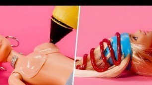 '6 DIY BARBIE HACKS'