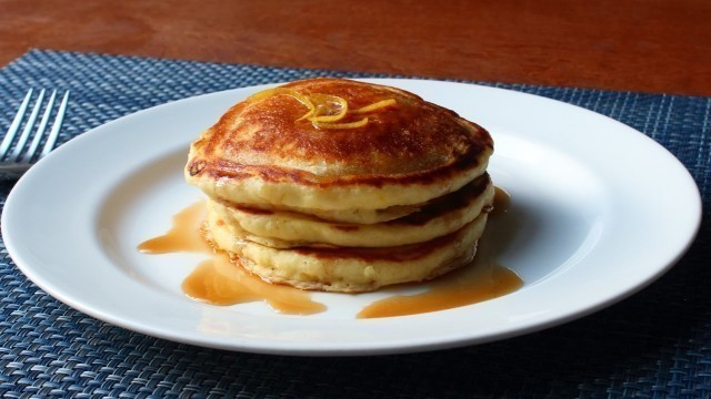 'Lemon Ricotta Pancakes - Easy Lemon Pancakes Recipe'