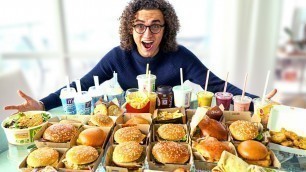 'I BOUGHT EVERYTHING FROM THE MCDONALDS MENU ! * 30,000 Calories *'