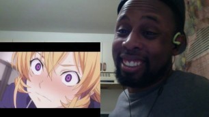 'Food Wars -- English dub funny moments!! REACTION'