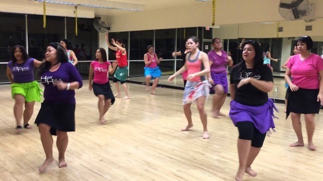 'YMCA Fullerton HOT HULA fitness demo'