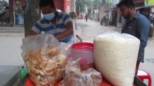 'Bangladeshi Street Food  Vel puri | Testy Bhel puri | Food Cart'