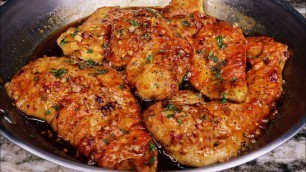 'Quick and Easy Garlic Butter chicken Breast Recipe | Delicious Easy Dinner'