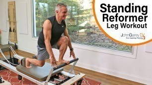 'Standing Pilates Reformer Leg Workout'