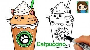 'How to Draw a Catpuccino 