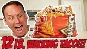 'LARGEST WALKING TACO ATTEMPT | 12LBS (5.4kg) | JOEY CHESTNUT EATS'