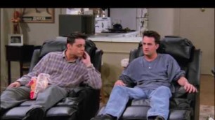 'FRIENDS - Joey and Chandler become lazy.'