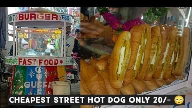 'Cheapest Hot Dog In Indore || On Ring Food Cart || Street Food Indore'