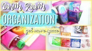 '5 BEST ROOM/DORM ORGANIZATION HACKS | How to get a spacious room!!! | Paris & Roxy'