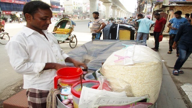 'Instant Masala Chola Chaat | The Street Food Bangladesh Food Cart'