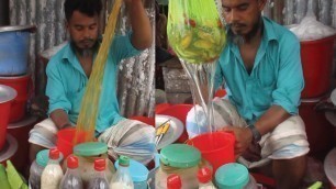 'Herbal Sherbet | Amazing Immunity Boosting Street Drink | Bangladeshi street food Food Cart'