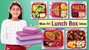 '5 Tiffin Recipes | School LUNCH BOX Ideas - टिफ़िन  l CookWithNisha'