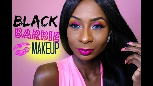 'Black Barbie Makeup Tutorial | Dark Skin'