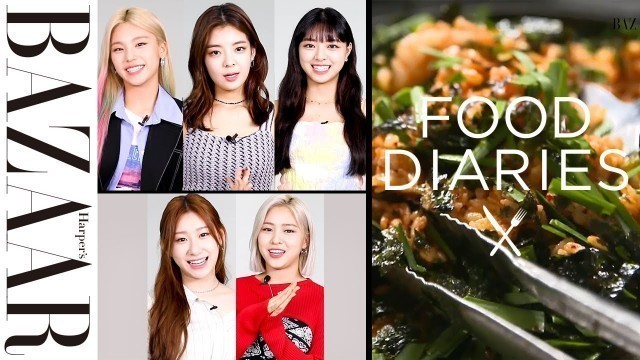 '5人組K-POPガールズグループ、ITZY（イッジ）の食生活を大公開！｜【FOOD DIARIES（フードダイアリー）】| ハーパーズ バザー（Harper\'s BAZAAR）公式'