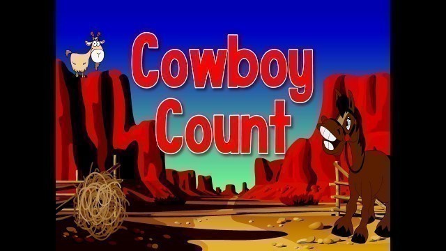 'Cowboy Count | Count to 100 and Exercise | Jack Hartmann'