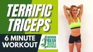 'Terrific Triceps / 6 Minute / At Home Workout with Laura @ RBHF'