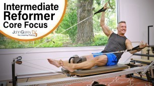 'Intermediate Pilates Reformer Core Focus Workout - 15 Minutes'