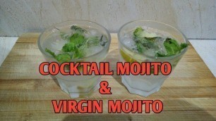 'Cocktail Mojito & Virgin Mojito Making at Home with Vodka II Food & Stay India'