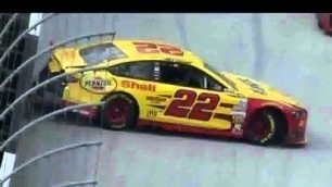 '2013 Food City 500 - Joey Logano Crash / Fight after race'