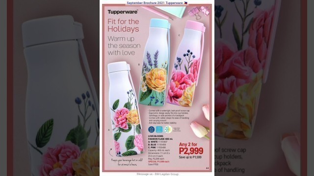 'September  Brochure 2021 Tupperware Philippines'