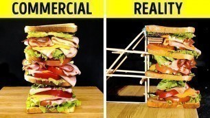 'COMMERCIAL VS REALITY || How to Shoot FOOD in Advertising Delicious'