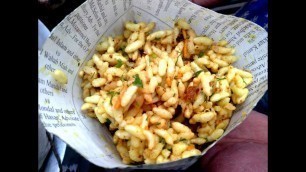 'Old Seller Selling Jhal Muri | Quick Snacks for Everyone | Street Food Cart'