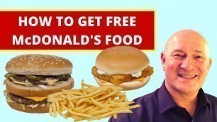 '5 Ways to get Free Food at McDonald\'s | Big Macs, Fries, and More!'