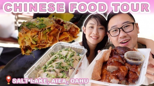 'CHINESE FOOD TOUR || Chinese Street Crepes, Best Roast Duck in Oahu, Hawaii!'