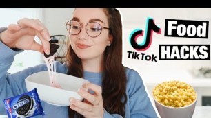 'JE TESTE DES FOOD HACKS TIKTOK'