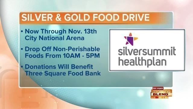 'The 4th Annual “Silver and Gold” Food Drive'