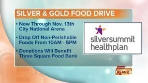 'The 4th Annual “Silver and Gold” Food Drive'