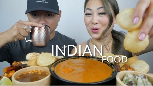 'Indian Food *Golgappa, Tandoori Prawns, Butter Chicken & Cocktail Chicken Samosas | N.E Let\'s Eat'