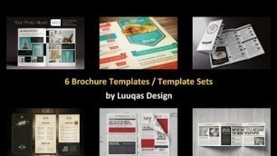 '6 Brochure Templates / Template Sets by Luuqas Design'