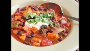 'Sweet Potato & Black Bean Chili - Help Fight Childhood Malnutrition!'