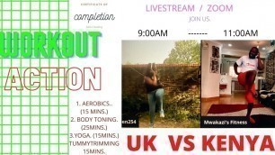 'UK VS KENYA BADNESS NUMBER 1  #FITNESS INSTRUCTOR #MWAKAZIS....fitness struggles of weight loss..'