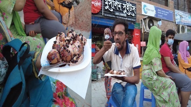 'Chocolete Fuchka |  Fuchka Making |The Street Food of India Food Cart'