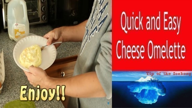 'Dorm Room Hacks - How to make a Quick and Easy Cheese Omelette in the Microwave for Breakfast'