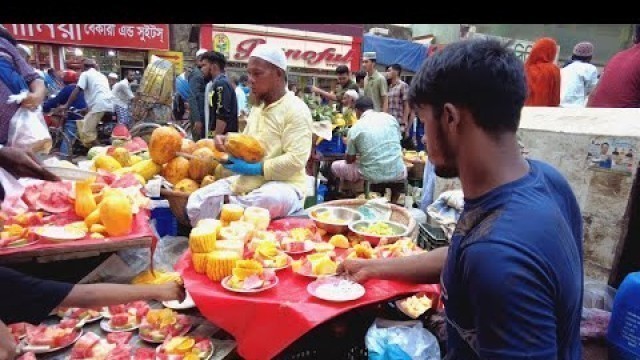 'Fruits Market | Street food of Dhaka | Food Cart'