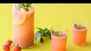 'Delicious Sparkling Strawberry Cocktail - Martha Stewart'