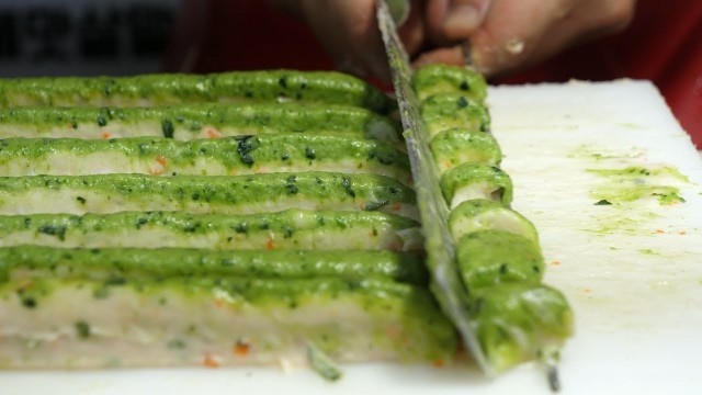 'Amazing Skill Of Fish-Cake Master, Fish Cake Bar - Korean Street Food'